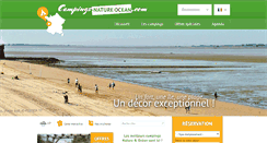 Desktop Screenshot of campings-natureocean.com